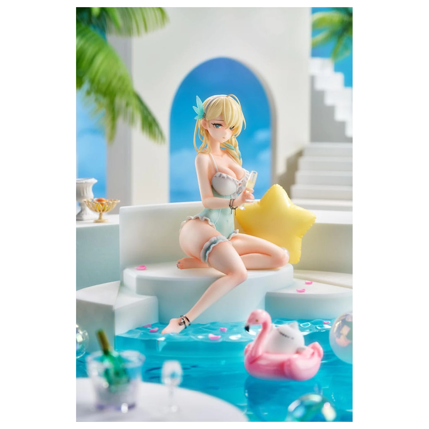 Senkan Shoujo R PVC figura 1/7 Lexington (CV-16) Summer of Ingleside Ver. 19 cm fotografija proizvoda