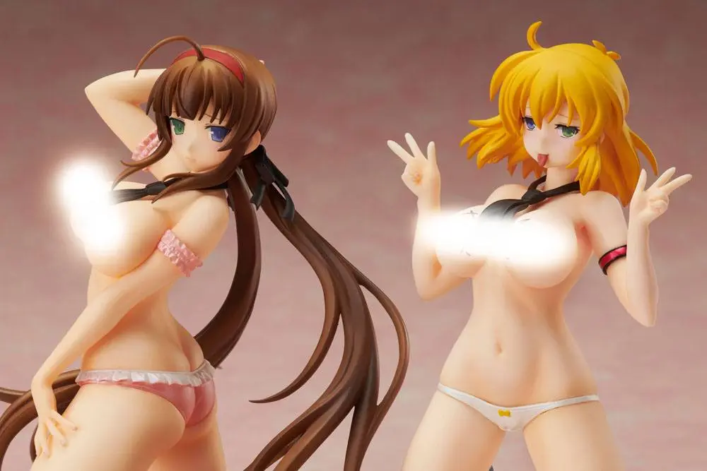 Senran Kagura NewWave Gburst PVC Kip 1/10 Ryobi x Ryona Bare Body Mornarska Uniforma Ver. 19 cm fotografija proizvoda