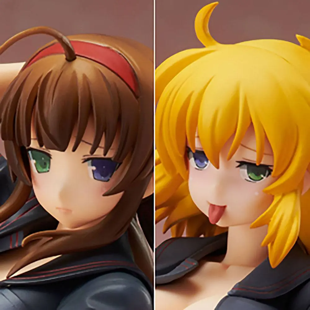 Senran Kagura NewWave Gburst PVC Kip 1/10 Ryobi x Ryona Bare Body Mornarska Uniforma Ver. 19 cm fotografija proizvoda