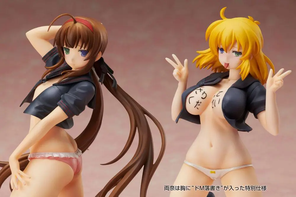 Senran Kagura NewWave Gburst PVC Kip 1/10 Ryobi x Ryona Bare Body Mornarska Uniforma Ver. 19 cm fotografija proizvoda