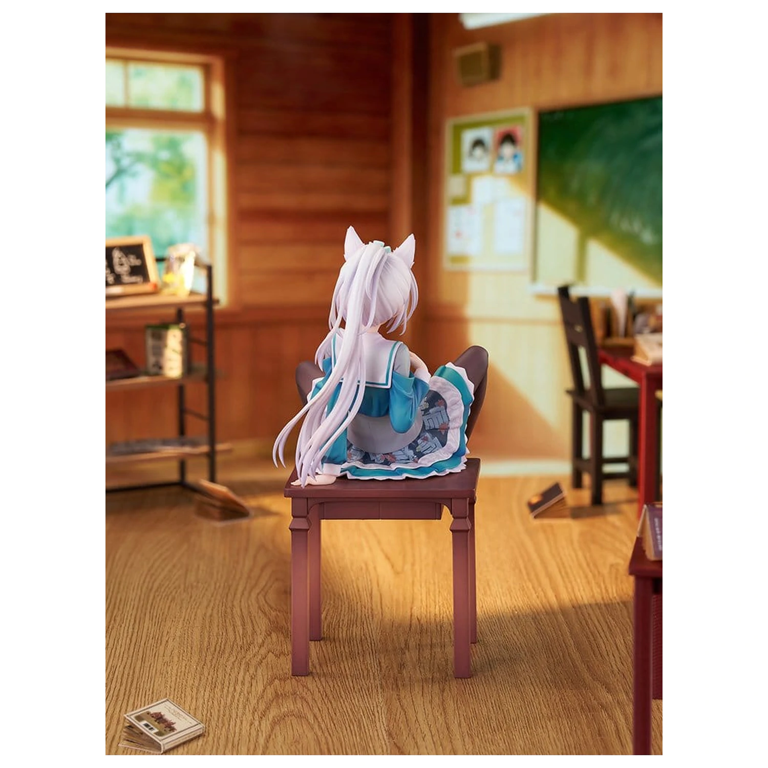 Senren*Banka PVC figura 1/7 Yoshino Asatake Animal Ears School Uniform Ver. 21 cm fotografija proizvoda