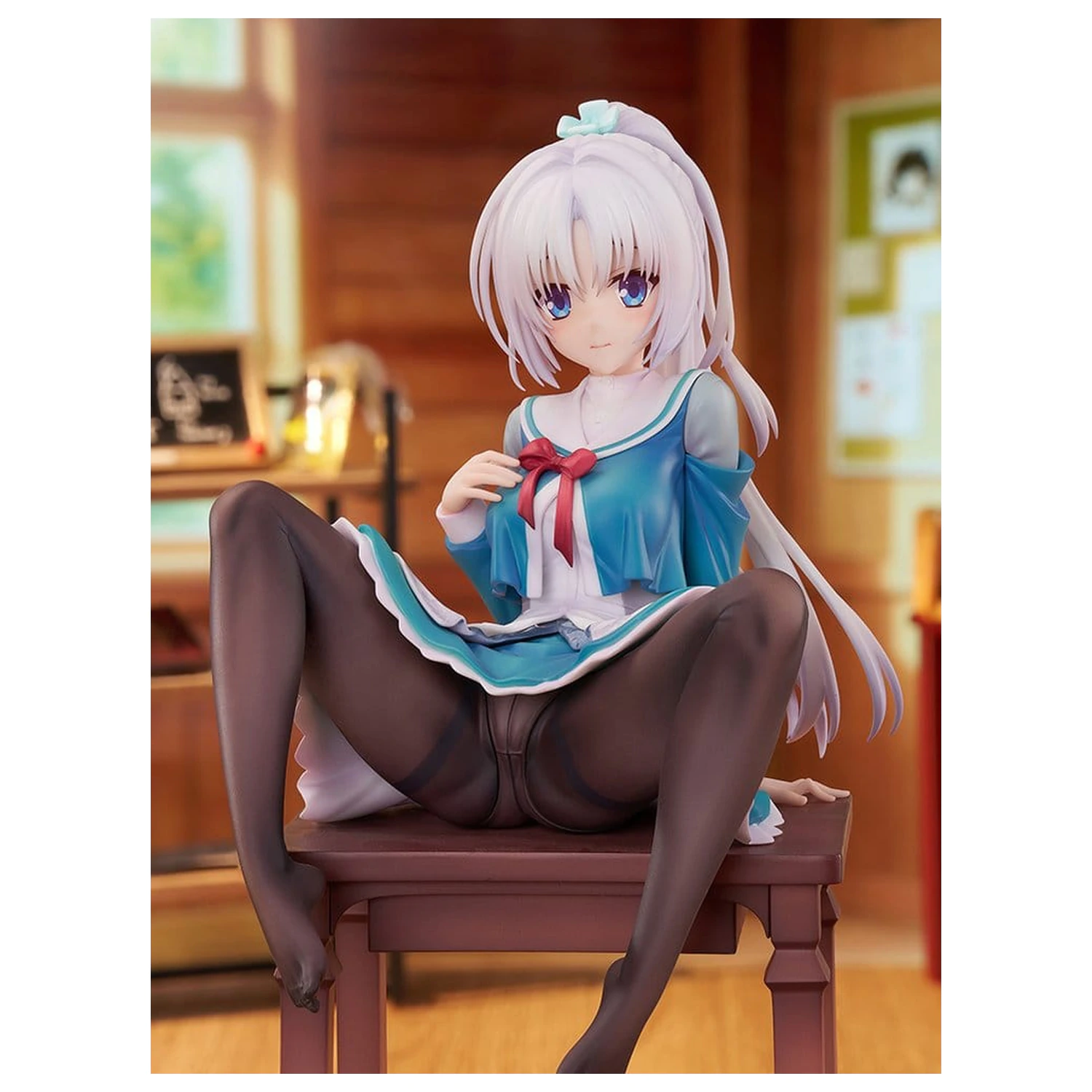 Senren*Banka PVC figura 1/7 Yoshino Asatake Animal Ears School Uniform Ver. 21 cm fotografija proizvoda