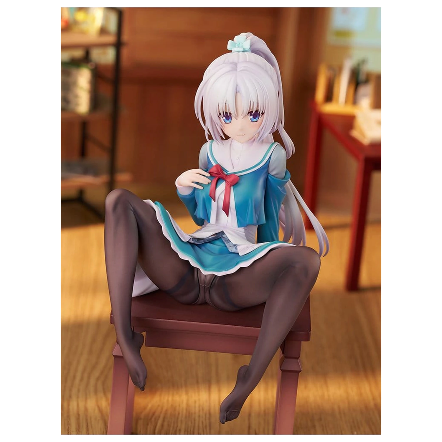 Senren*Banka PVC figura 1/7 Yoshino Asatake Animal Ears School Uniform Ver. 21 cm fotografija proizvoda