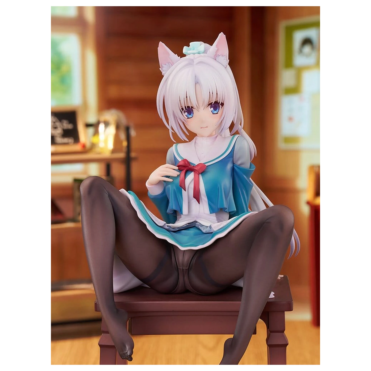 Senren*Banka PVC figura 1/7 Yoshino Asatake Animal Ears School Uniform Ver. 21 cm fotografija proizvoda