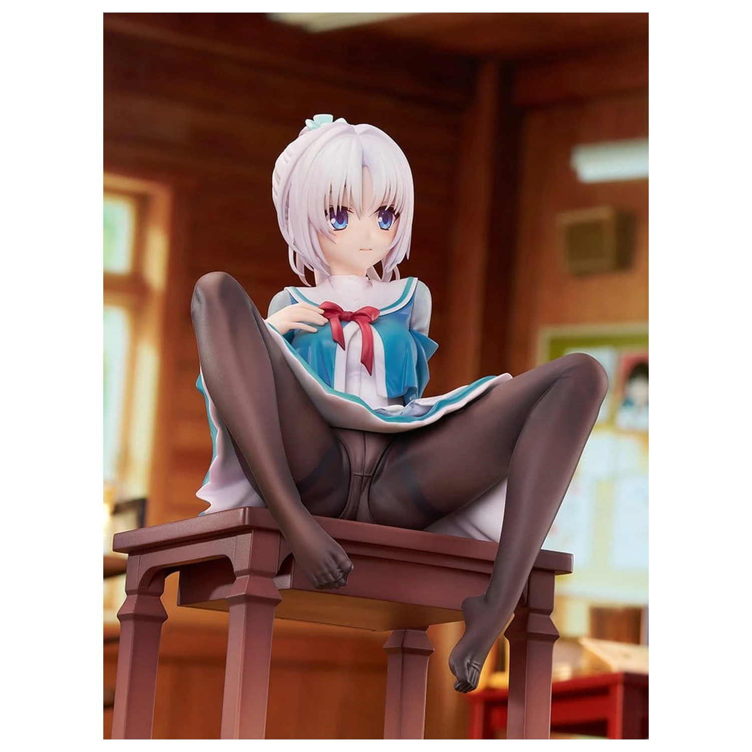 Senren*Banka PVC figura 1/7 Yoshino Asatake Animal Ears School Uniform Ver. 21 cm fotografija proizvoda