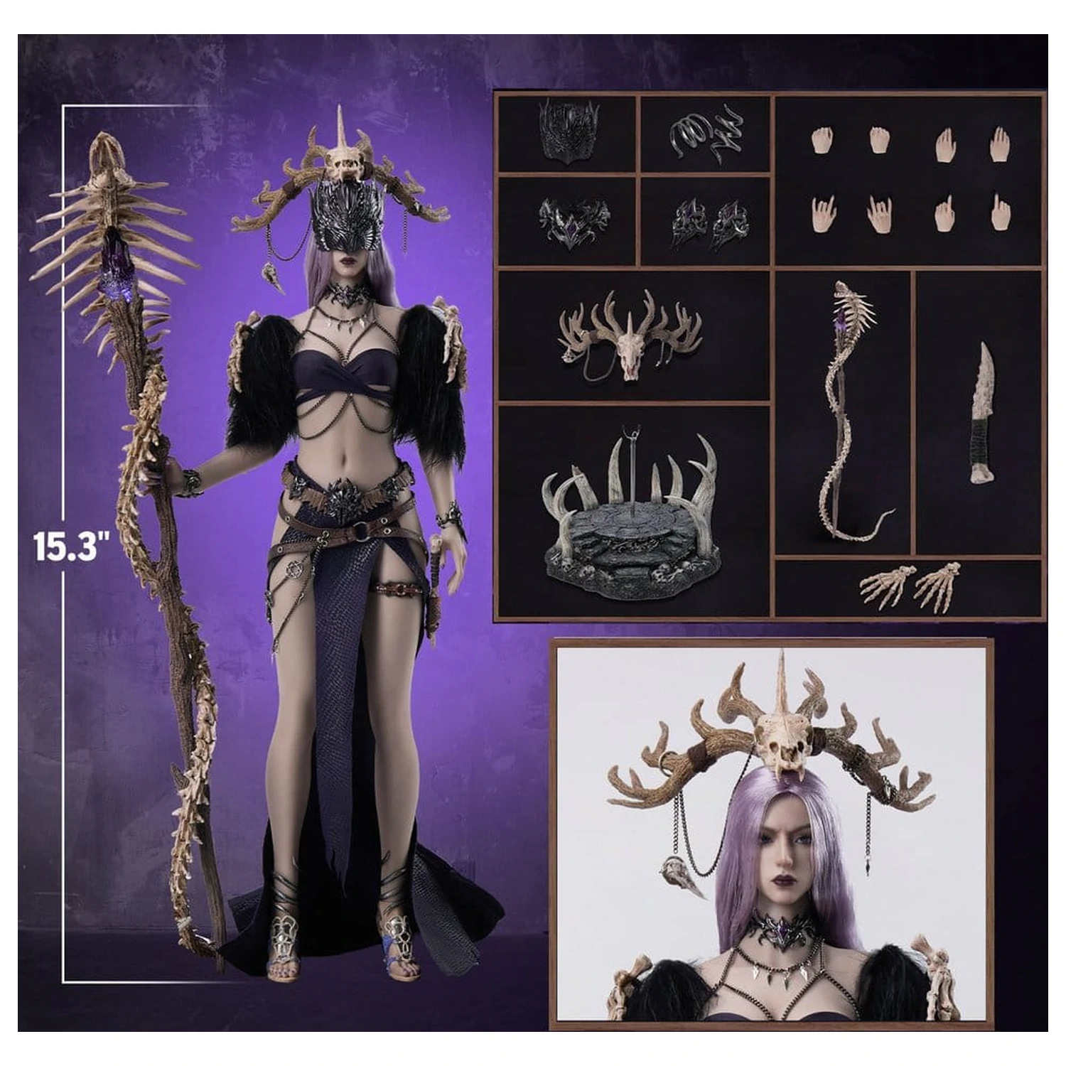 Serpent Kin Action Figure 1/6 Calamity 30 cm fotografija proizvoda