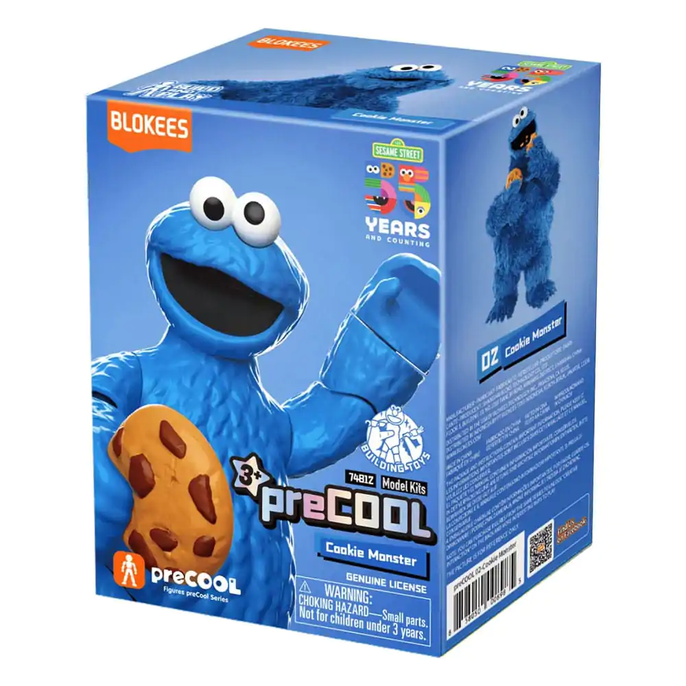 Sesame Street Blokees PreCool Series 1 Plastični model komplet 02 Cookie Monster 13 cm fotografija proizvoda