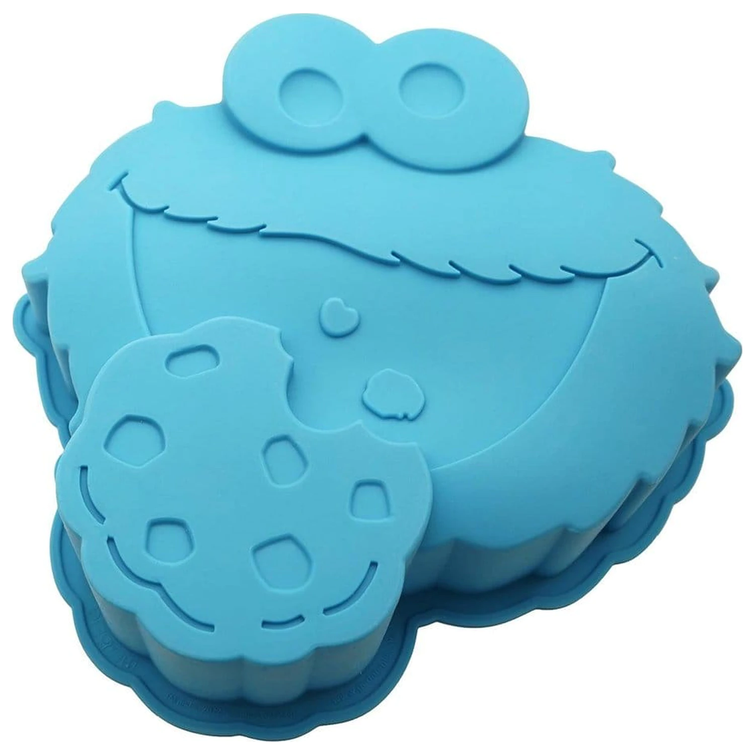 Sesame Street Silicone Kalup za pečenje Cookie Monster plavi fotografija proizvoda