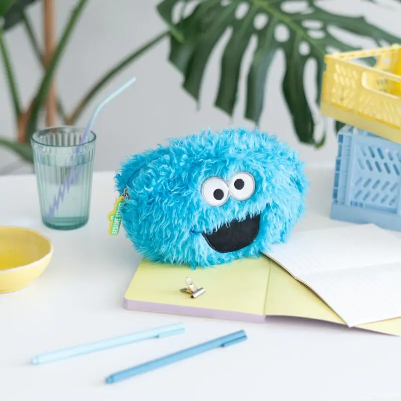 Sesame Street Cookie Monster plišana pernica fotografija proizvoda