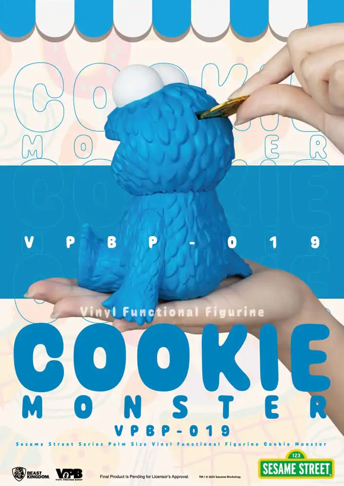 Sesame Street Piggy Vinyl banka Cookie Monster 12 cm fotografija proizvoda