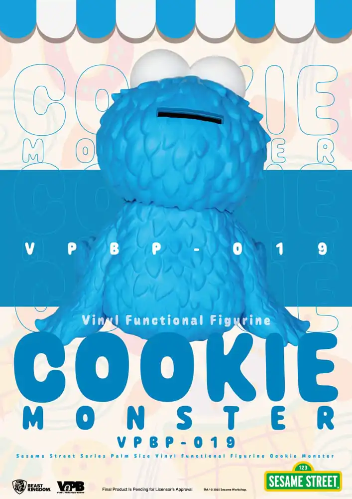 Sesame Street Piggy Vinyl banka Cookie Monster 12 cm fotografija proizvoda