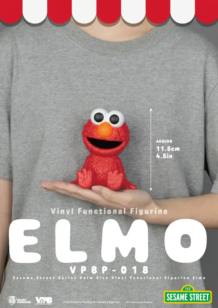 Sesame Street Elmo Piggy Vinilna Kasica 12 cm fotografija proizvoda