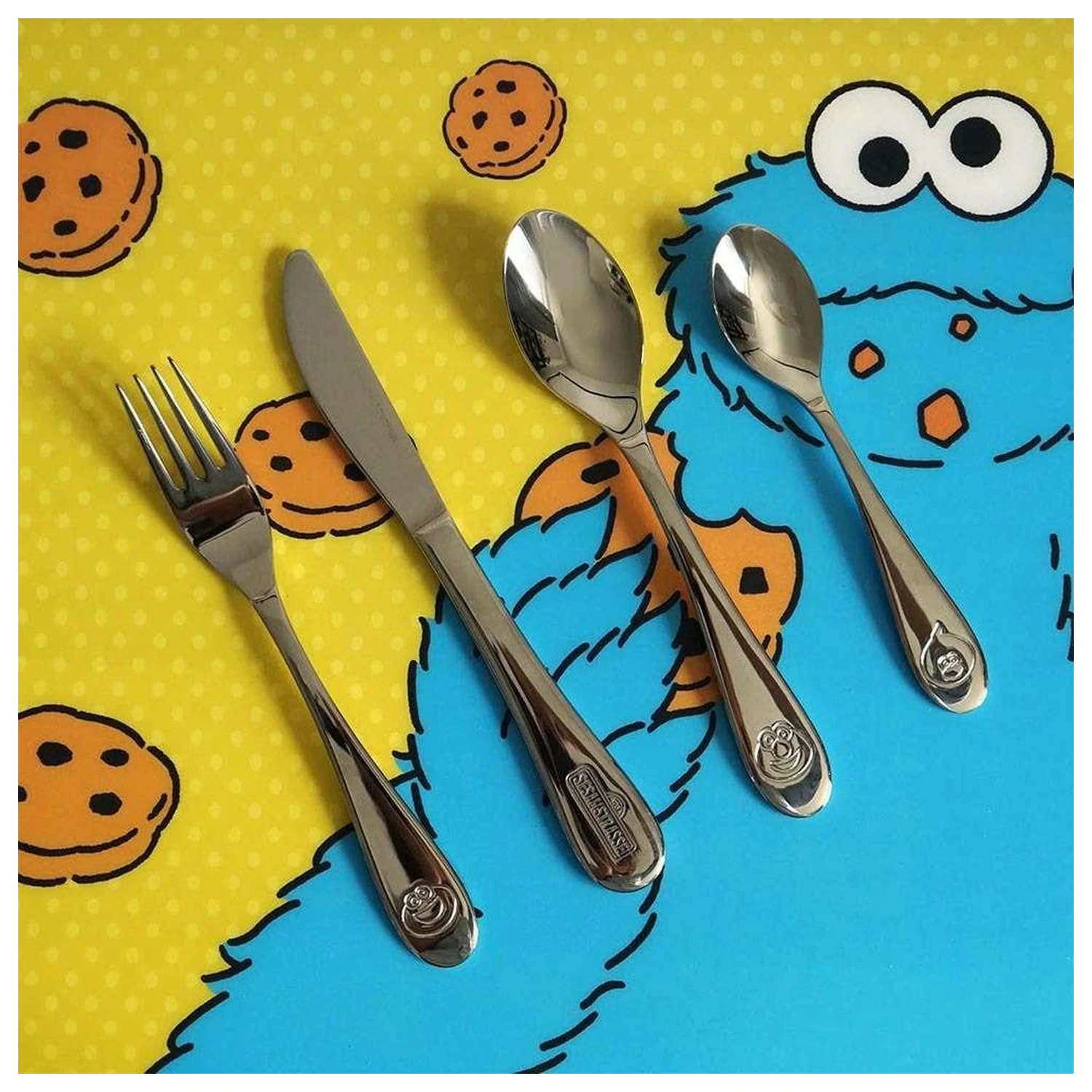 Sesame Street Dječji set pribora za jelo Friends fotografija proizvoda