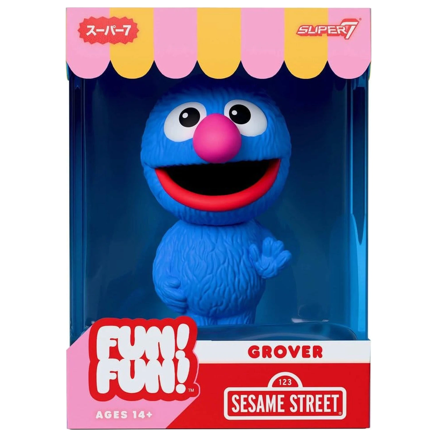 Sesame Street Fun! Fun! Soft Vinil Figurica Val 01 - Grover 18 cm fotografija proizvoda