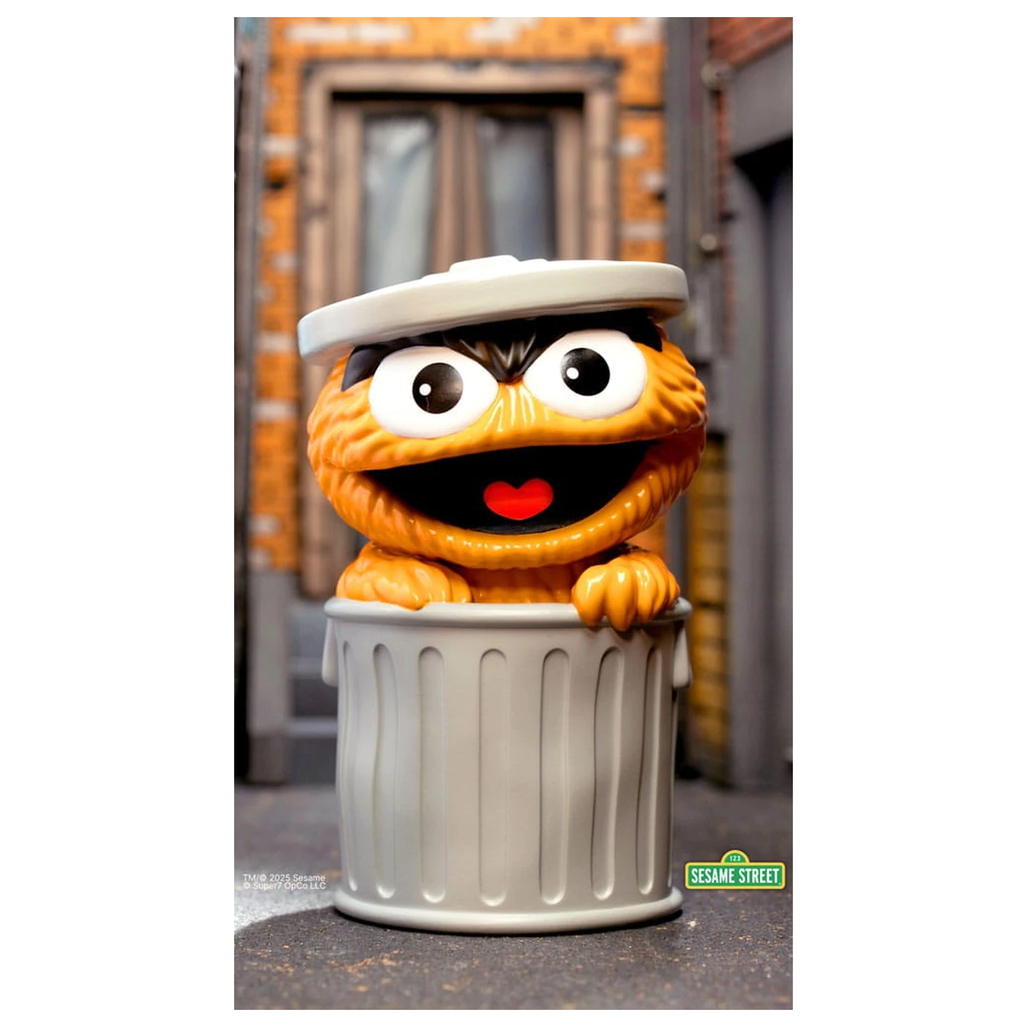 Sesame Street FUN! FUN! vinil figura Oscar the Grouch (Orange) 13 cm fotografija proizvoda