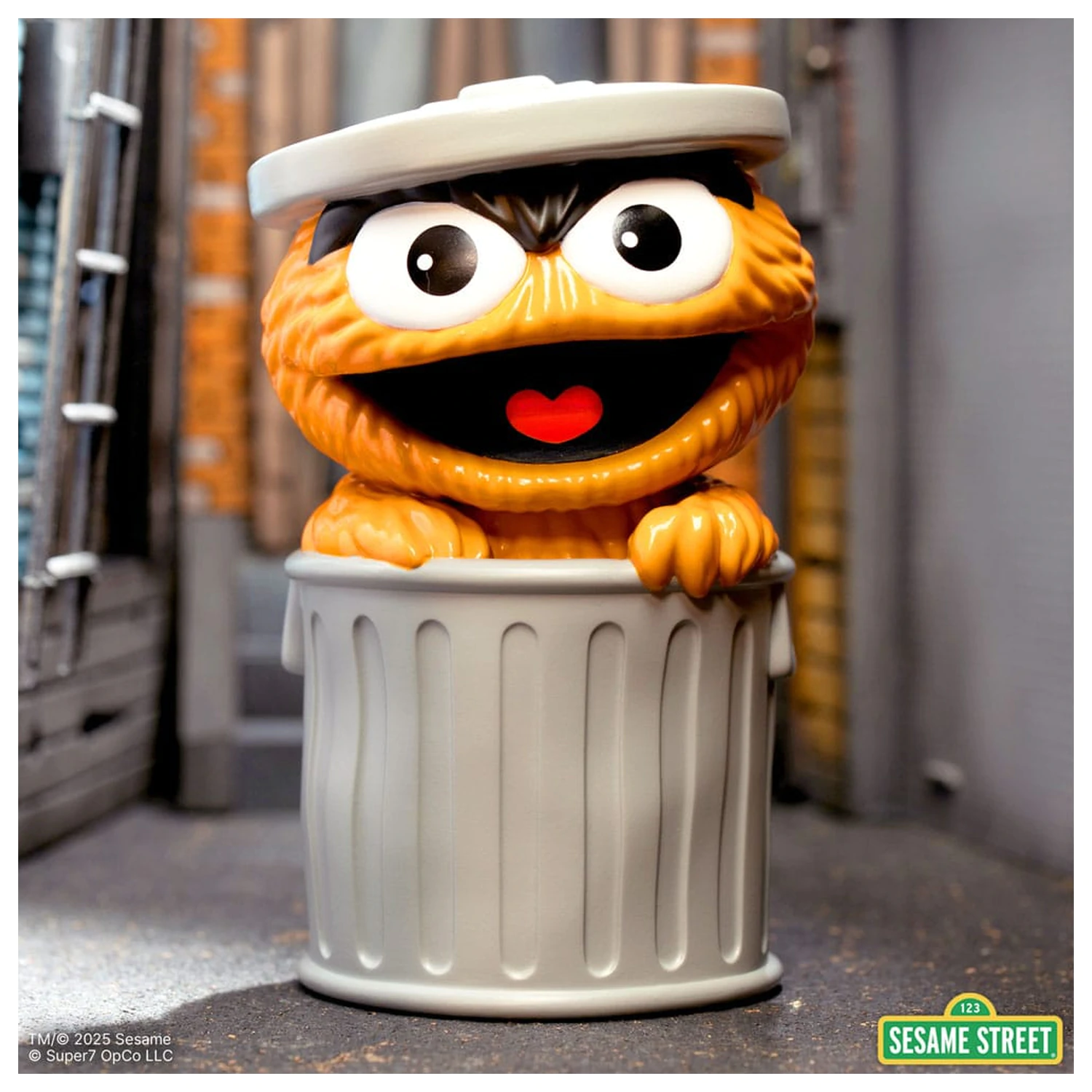 Sesame Street FUN! FUN! vinil figura Oscar the Grouch (Orange) 13 cm fotografija proizvoda