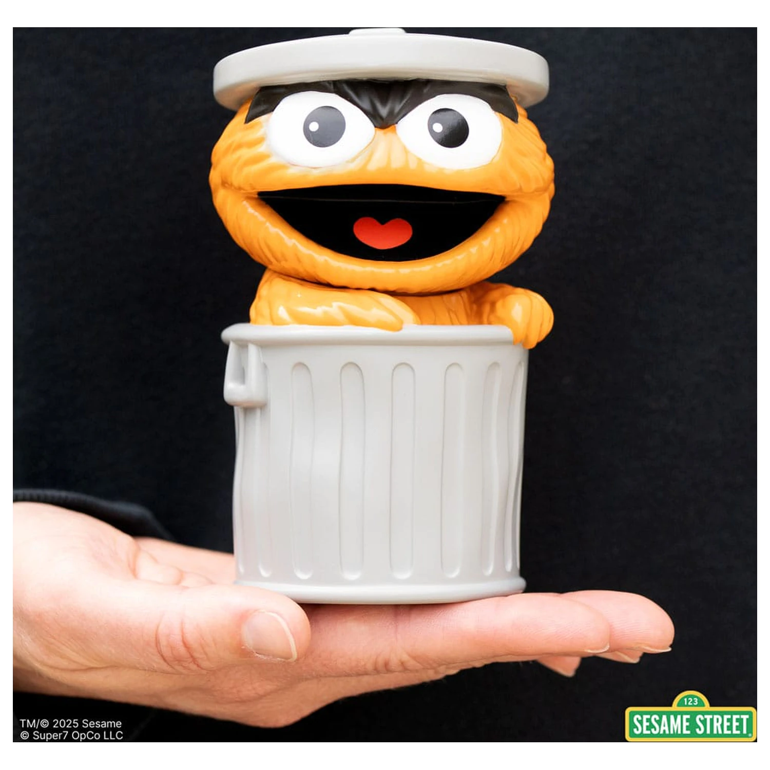 Sesame Street FUN! FUN! vinil figura Oscar the Grouch (Orange) 13 cm fotografija proizvoda