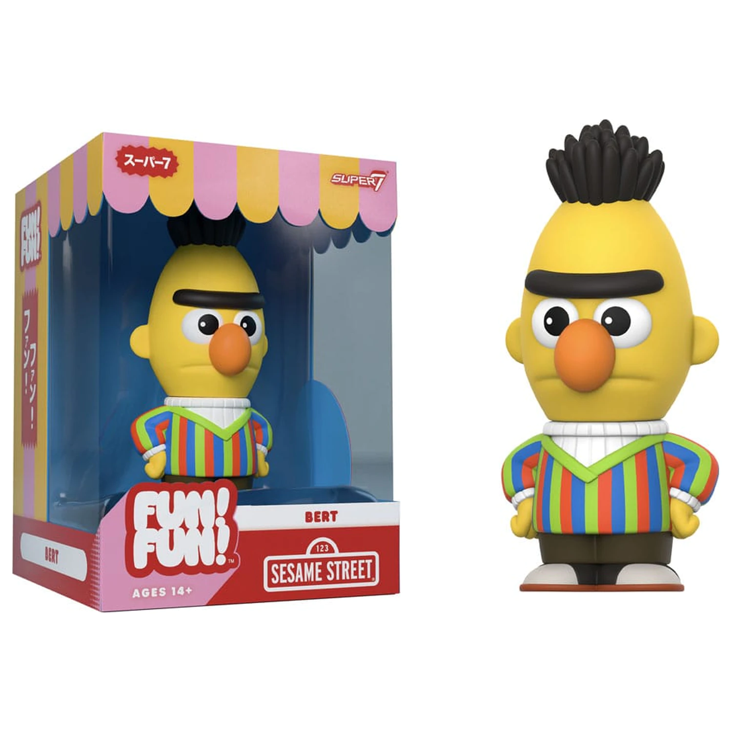 Sesame Street FUN! FUN! vinilna figura val 02 Bert 13 cm fotografija proizvoda
