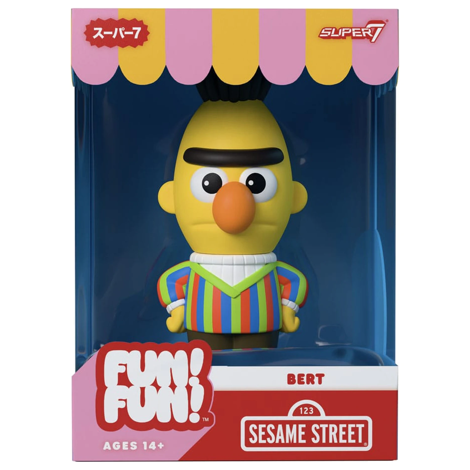 Sesame Street FUN! FUN! vinilna figura val 02 Bert 13 cm fotografija proizvoda