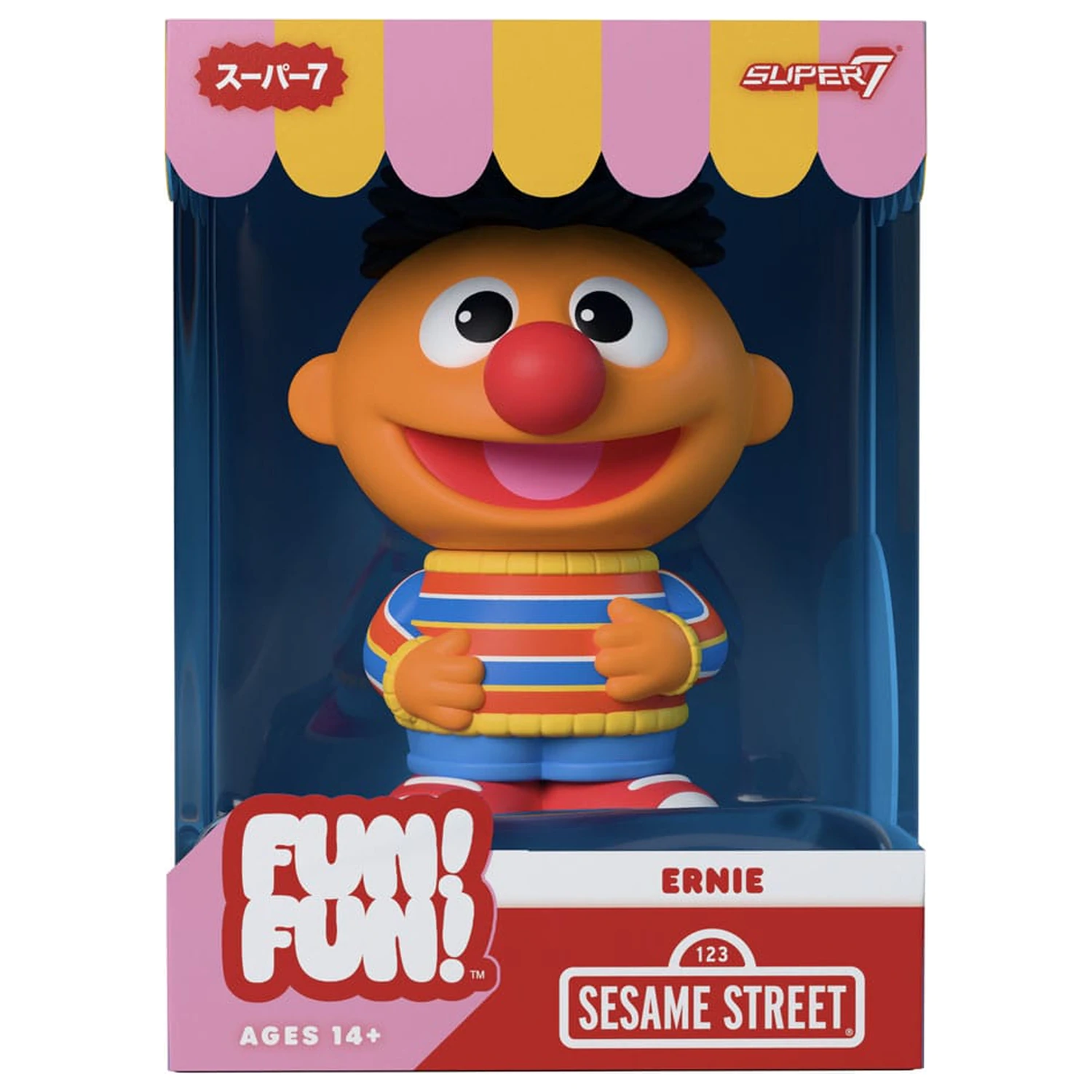 Sesame Street FUN! FUN! vinilna figura vala 02 Ernie 13 cm fotografija proizvoda
