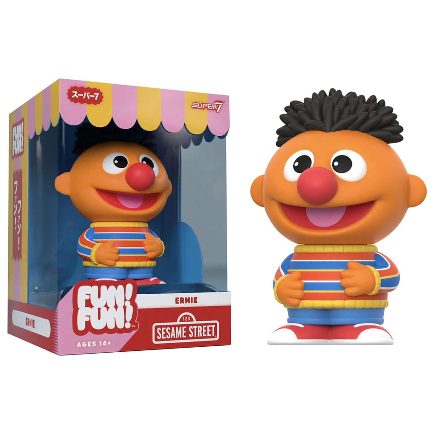 Sesame Street FUN! FUN! vinilna figura vala 02 Ernie 13 cm fotografija proizvoda