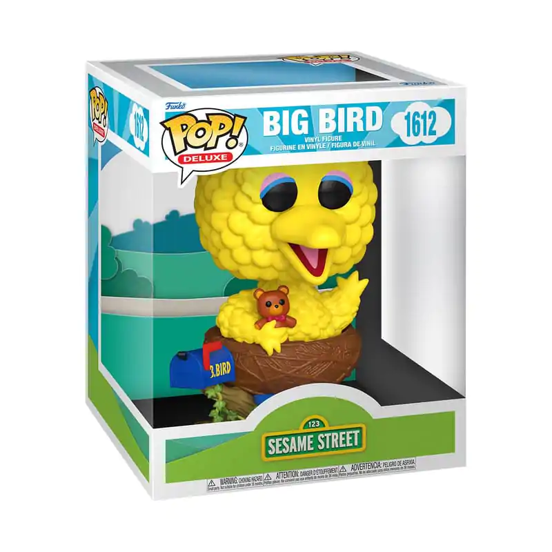 Sesame Street Funko POP! Deluxe Vinilna Figura Big Bird u Gnijezdu 17 cm fotografija proizvoda