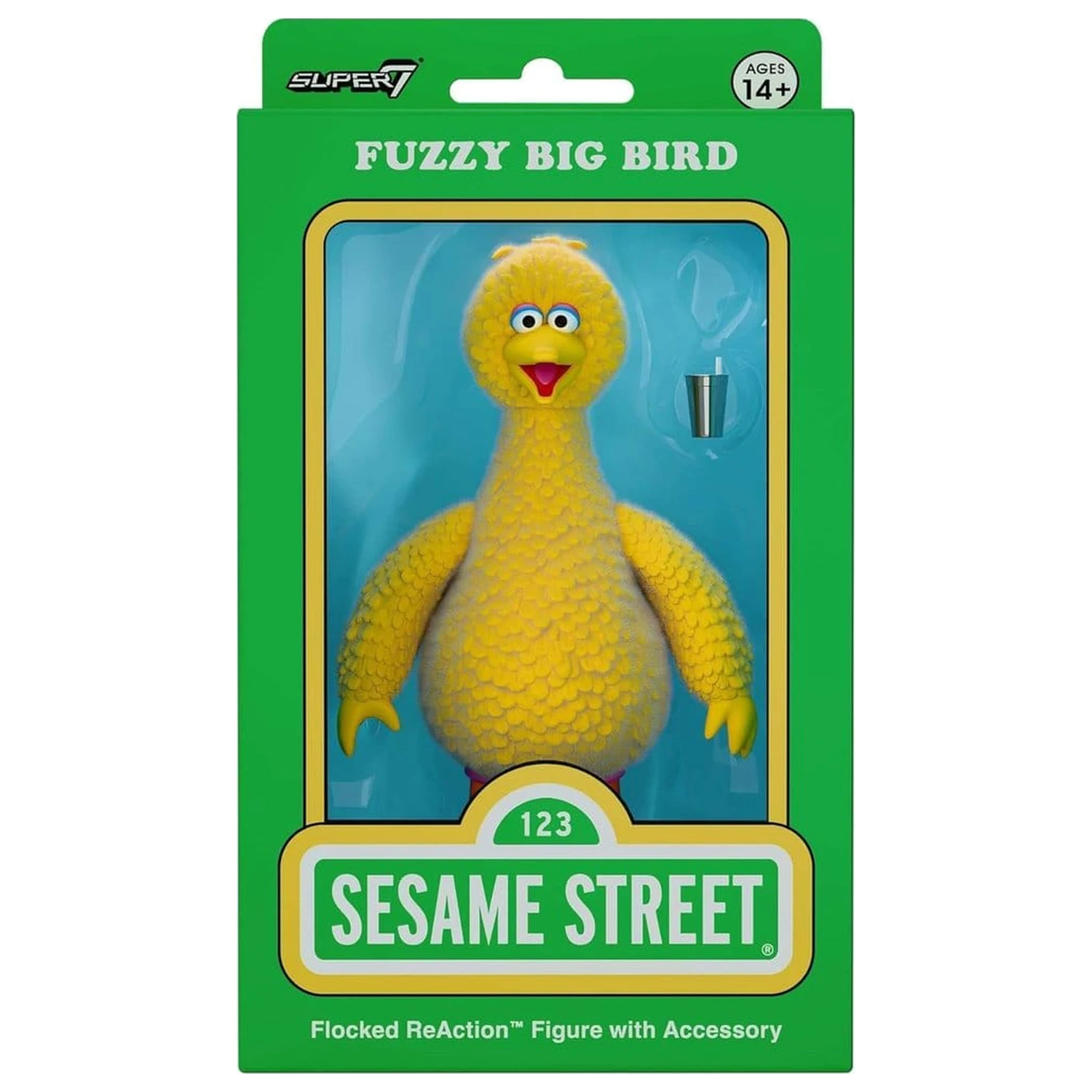 Sesame Street ReAction figura (akcijska) Big Bird (flocked) fotografija proizvoda