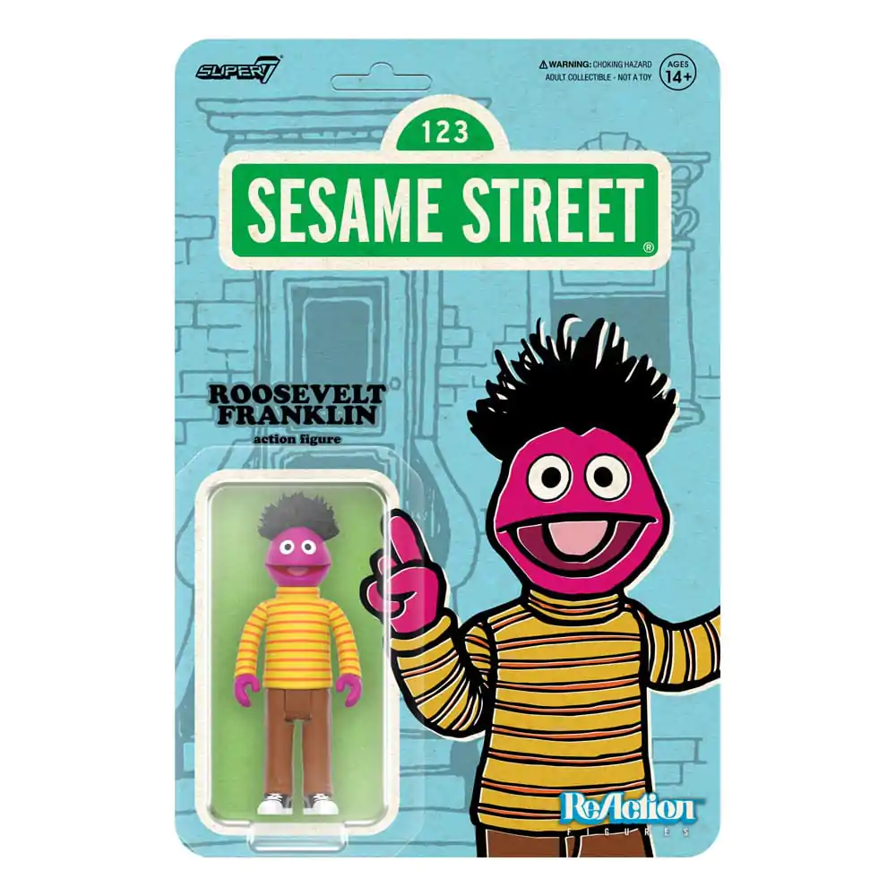 Sesame Street ReAction akcijska figura Wave 04 Roosevelt Franklin 10 cm fotografija proizvoda