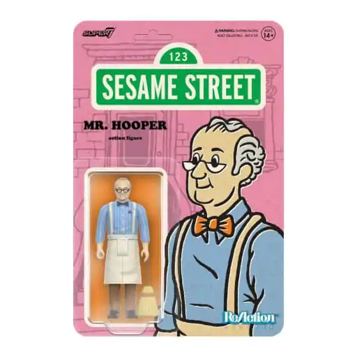 Sesame Street ReAction akcijska figura Wave 03 Mr. Hooper 10 cm fotografija proizvoda