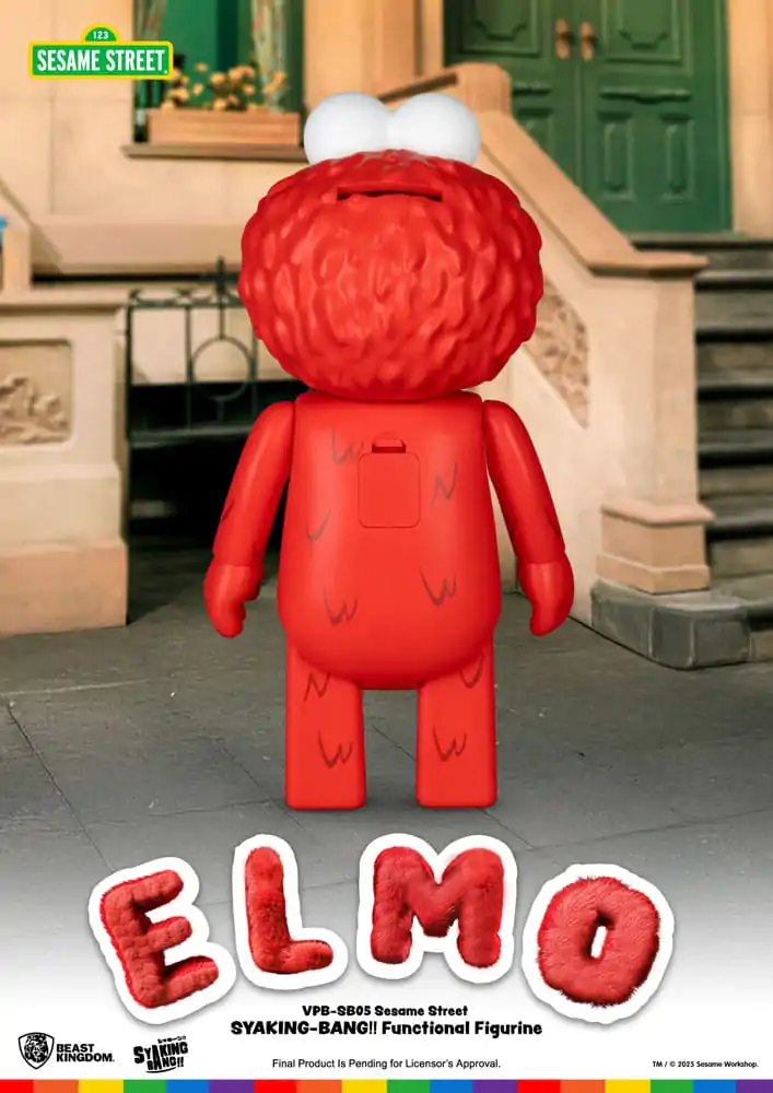 Sesame Street Syaking Bang Vinyl kasica prasica Elmo 47 cm fotografija proizvoda