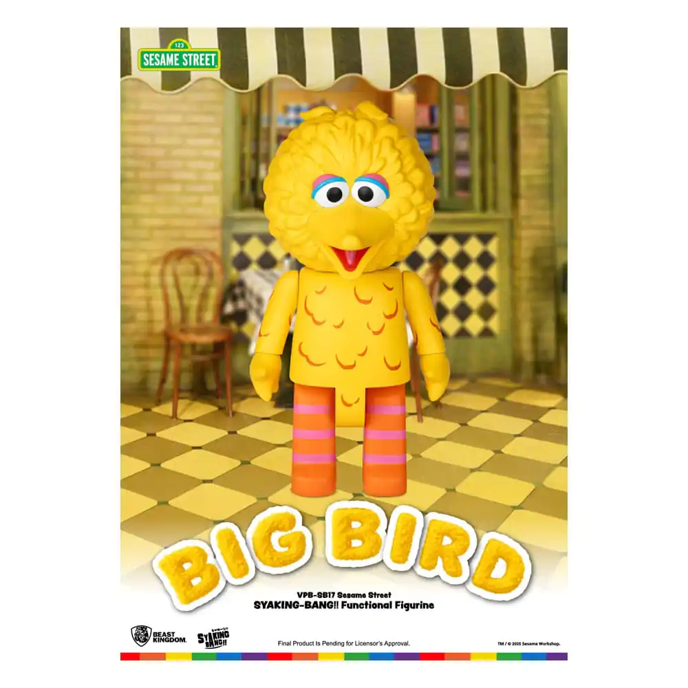 Sesame Street Syaking Bang Series PVC kasica za kovanice Big Bird 49 cm fotografija proizvoda