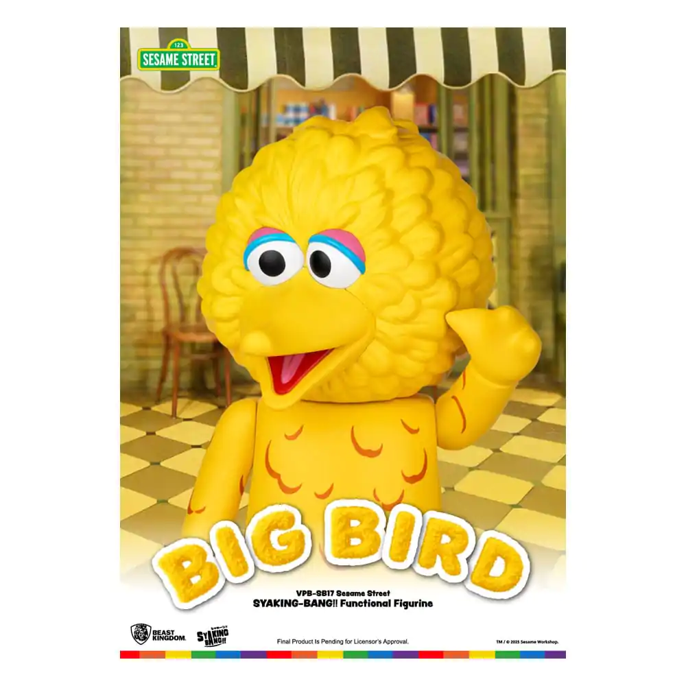Sesame Street Syaking Bang Series PVC kasica za kovanice Big Bird 49 cm fotografija proizvoda