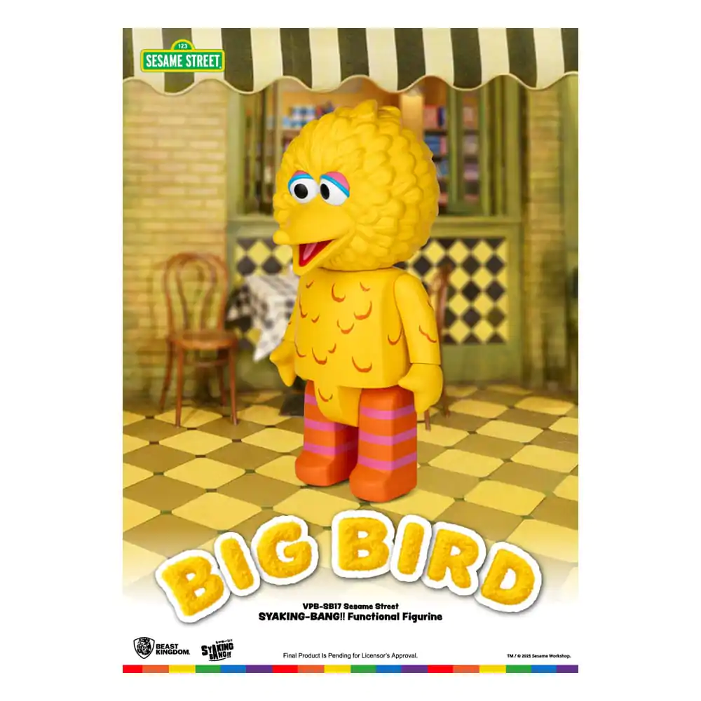 Sesame Street Syaking Bang Series PVC kasica za kovanice Big Bird 49 cm fotografija proizvoda