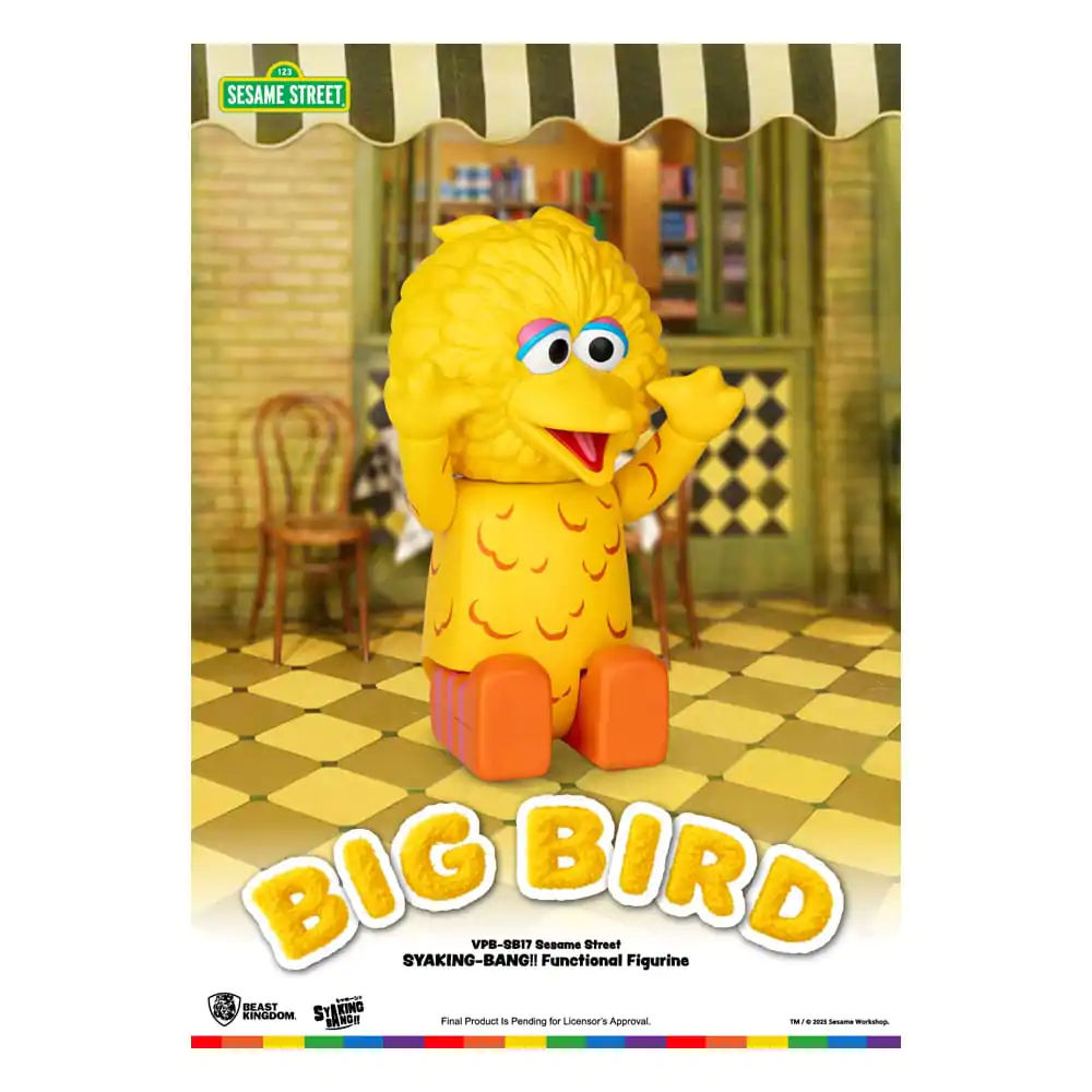 Sesame Street Syaking Bang Series PVC kasica za kovanice Big Bird 49 cm fotografija proizvoda
