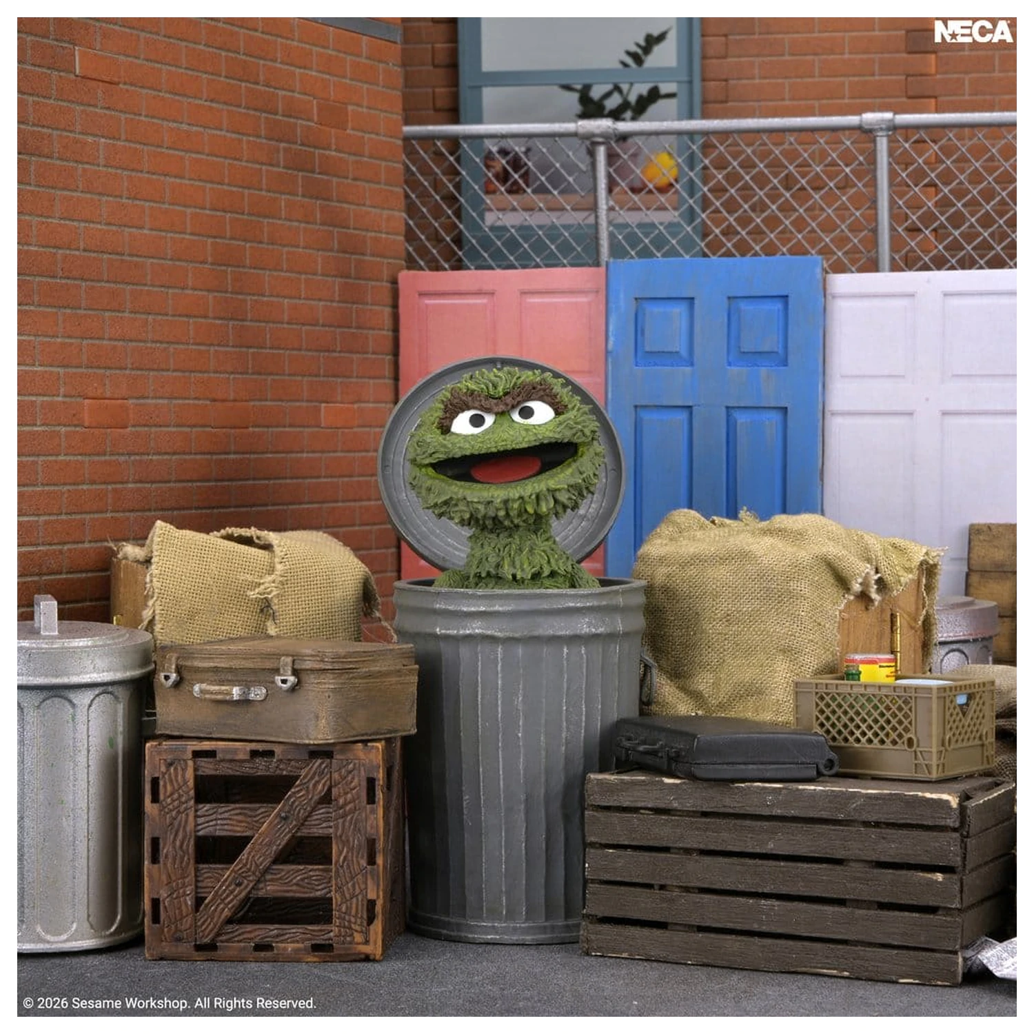 Sesame Street Ultimate Action Figure Oscar the Grouch 18 cm fotografija proizvoda