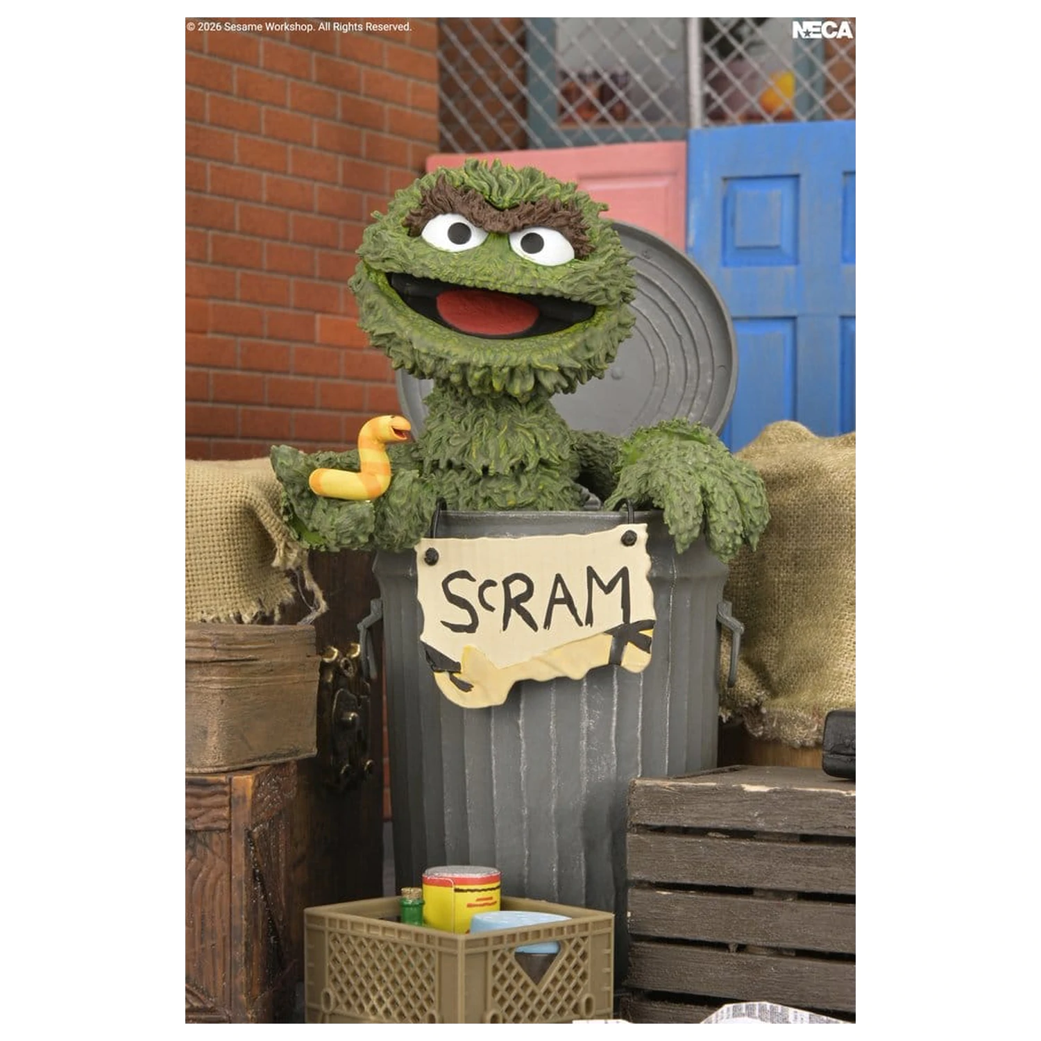 Sesame Street Ultimate Action Figure Oscar the Grouch 18 cm fotografija proizvoda