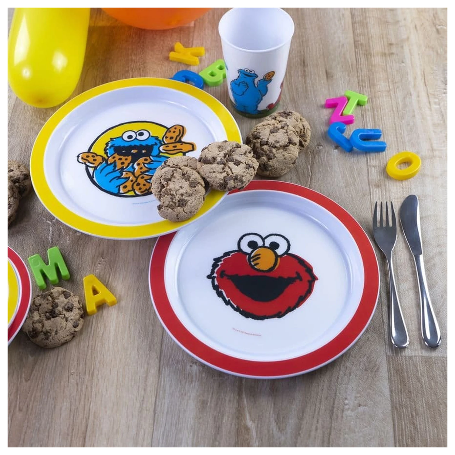 Sesame Street tanjur Vintage za djecu, 2 komada, 22 cm fotografija proizvoda