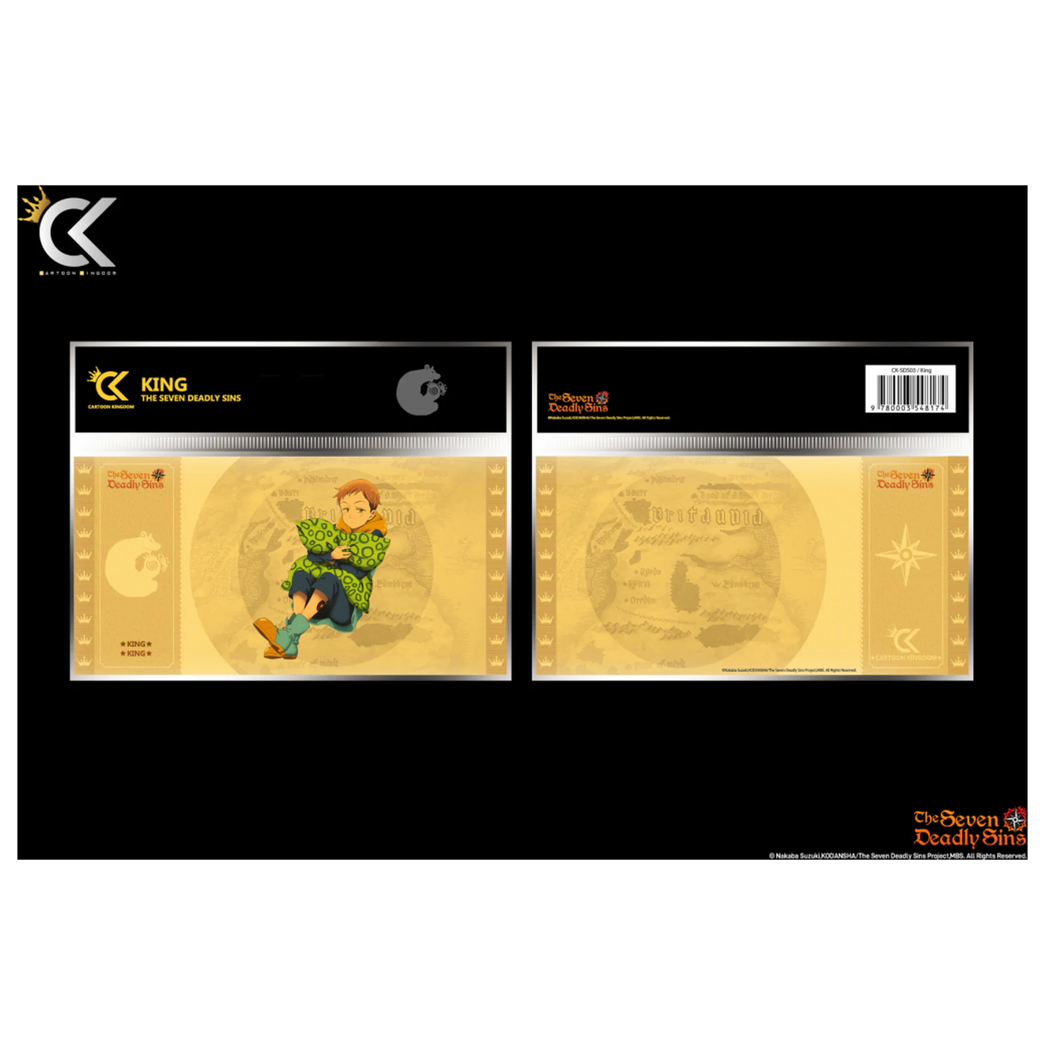 Seven Deadly Sins King Golden Ticket fotografija proizvoda