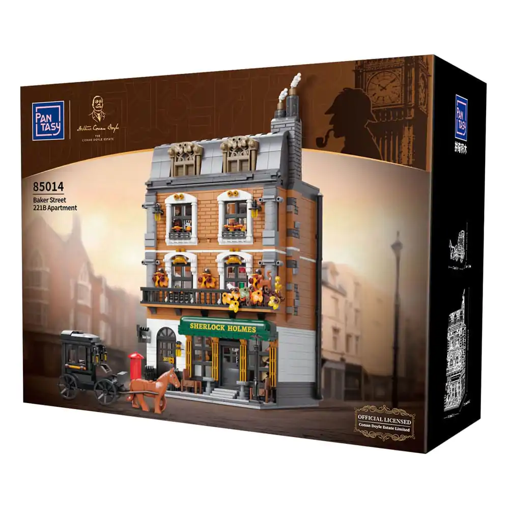 Sherlock Holmes Construction Set Baker Street 221B Apartman 42 cm fotografija proizvoda