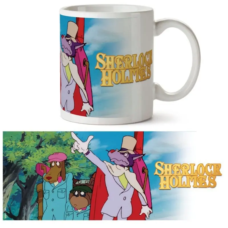Šalica Sherlock Holmes Moriarty fotografija proizvoda