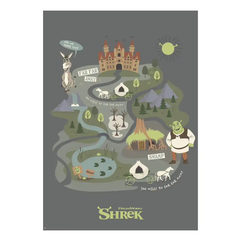 Shrek Art Print Putovanje u Far Far Away Limited Edition 42 x 30 cm fotografija proizvoda