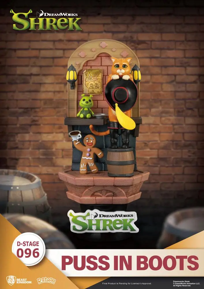 Shrek D-Stage PVC diorama Mačak u čizmama 15 cm fotografija proizvoda