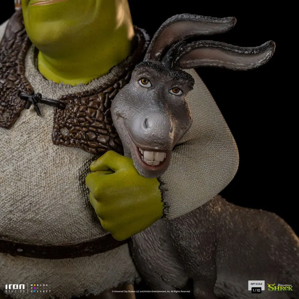 Shrek Deluxe Art Scale Kip 1/10 Shrek, Donkey and The Gingerbread Man 26 cm fotografija proizvoda