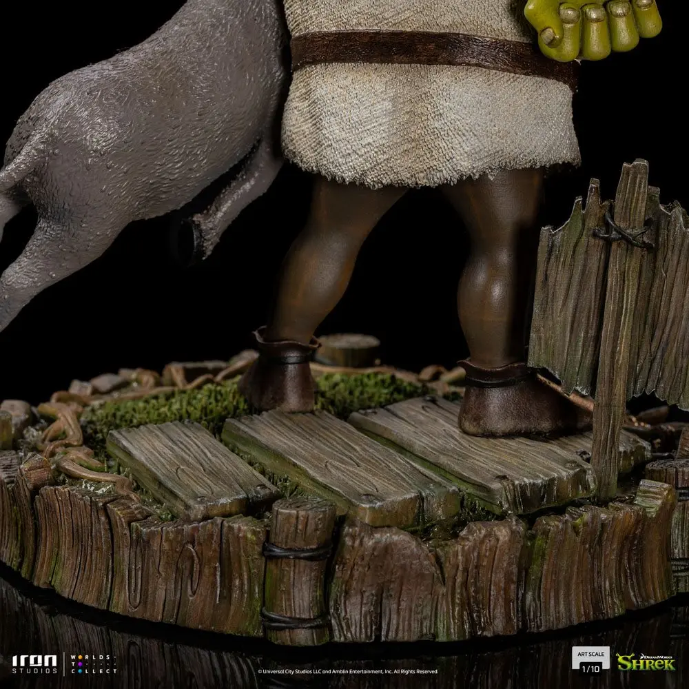 Shrek Deluxe Art Scale Kip 1/10 Shrek, Donkey and The Gingerbread Man 26 cm fotografija proizvoda