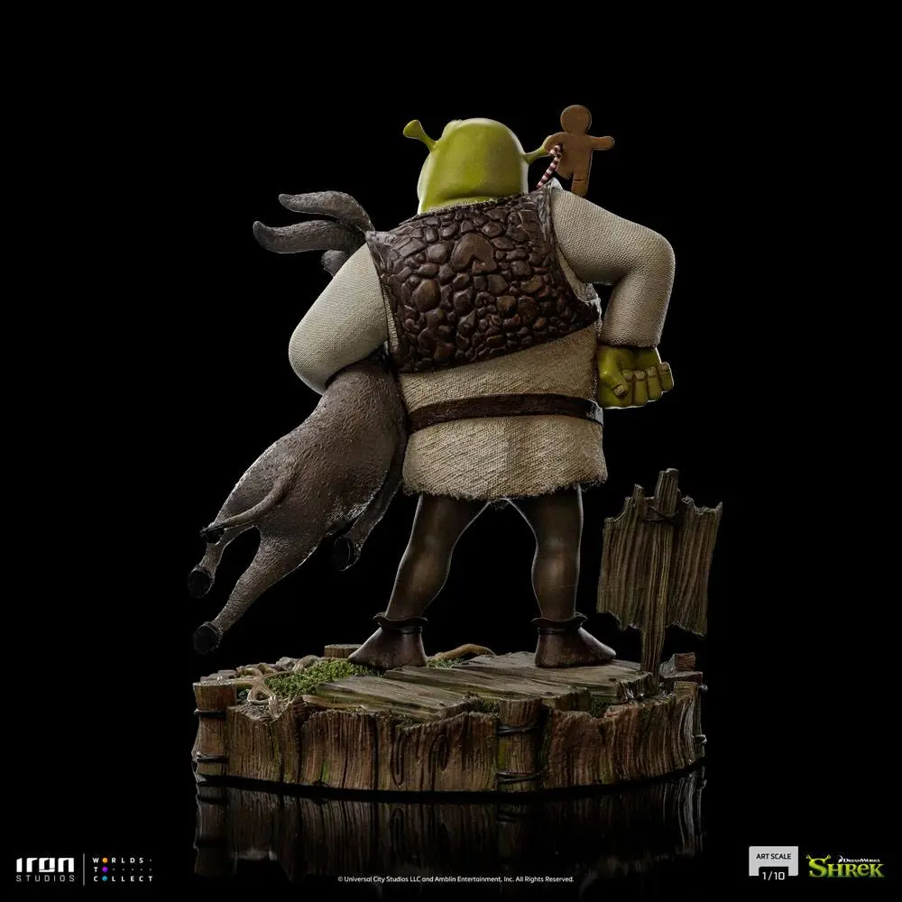 Shrek Deluxe Art Scale Kip 1/10 Shrek, Donkey and The Gingerbread Man 26 cm fotografija proizvoda