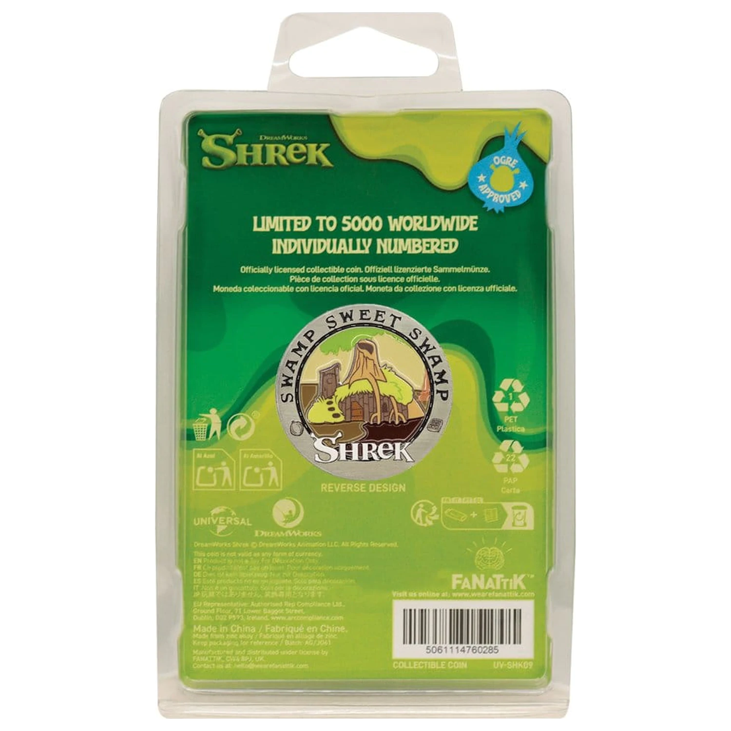 Shrek Kolekcionarski novčić Swamp Sweet Swamp Limited Edition fotografija proizvoda