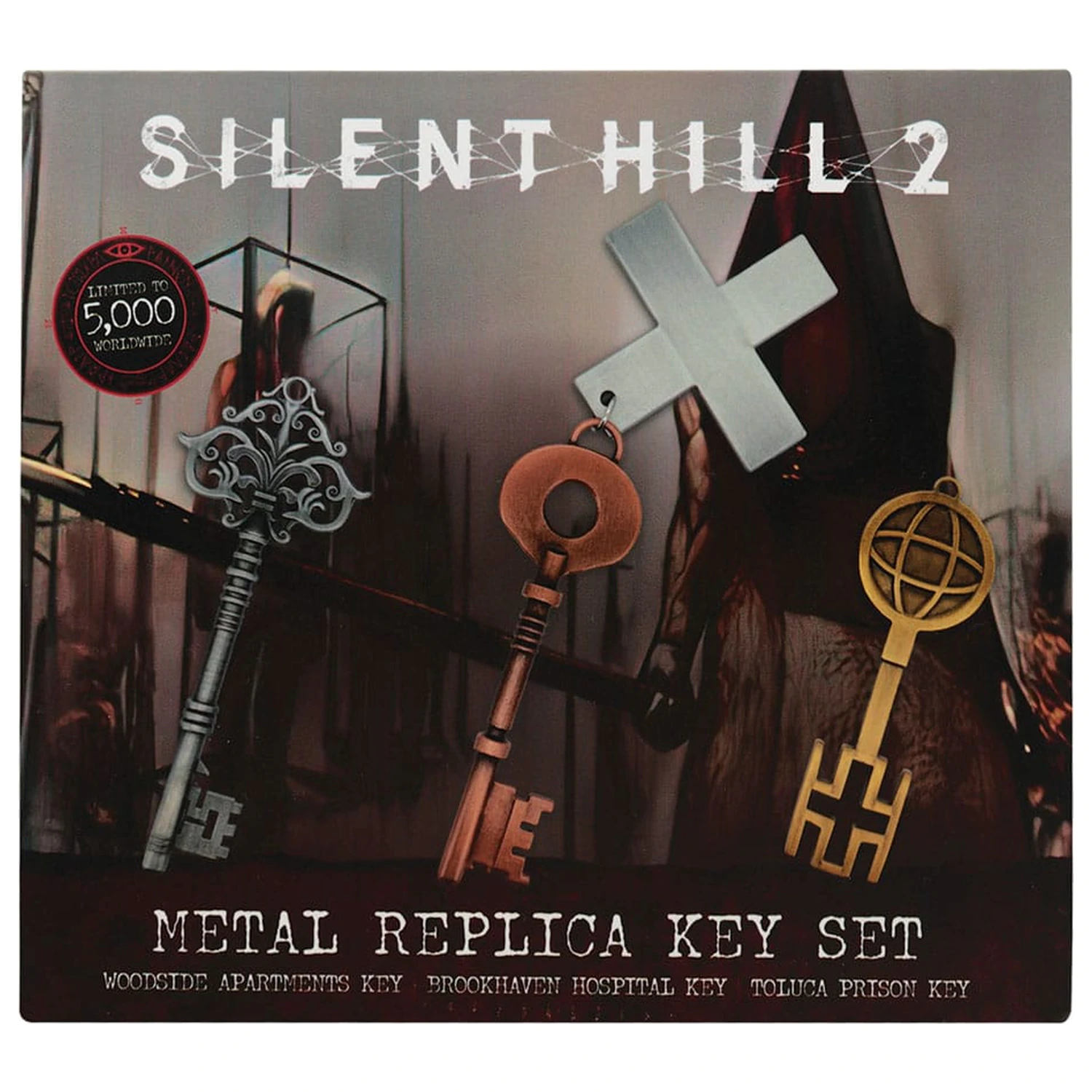 Silent Hill 2 Replicas set od 3 ključa fotografija proizvoda