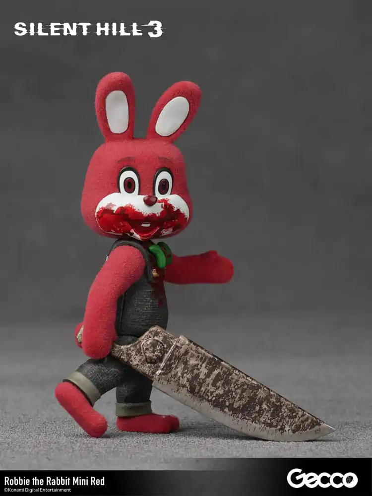 Silent Hill 3 Mini akcijska figura Robbie the Rabbit Mini Red verzija 10 cm fotografija proizvoda