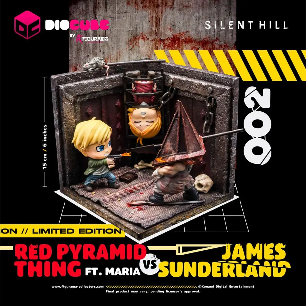 Silent Hill DioCube PVC diorama Silent Hill 2 Red Pyramid Thing protiv Jamesa Sunderlanda Ft. Maria 15 cm fotografija proizvoda