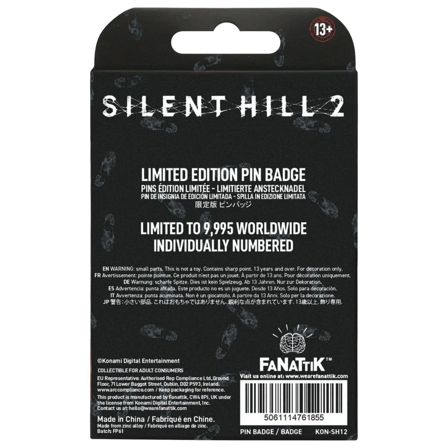 Silent Hill ukrasna značka Welcome to Silent Hill Limited Edition fotografija proizvoda